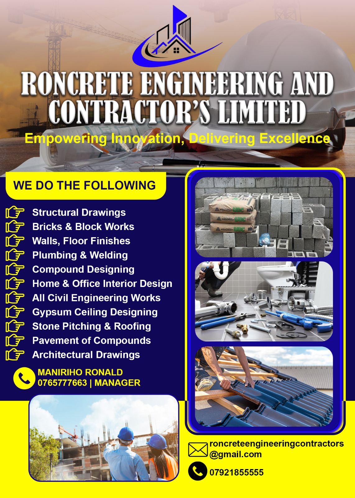 RONCRETE CONTRACTOR'S LIMITED